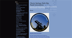 Desktop Screenshot of csspdarkskyfund.org